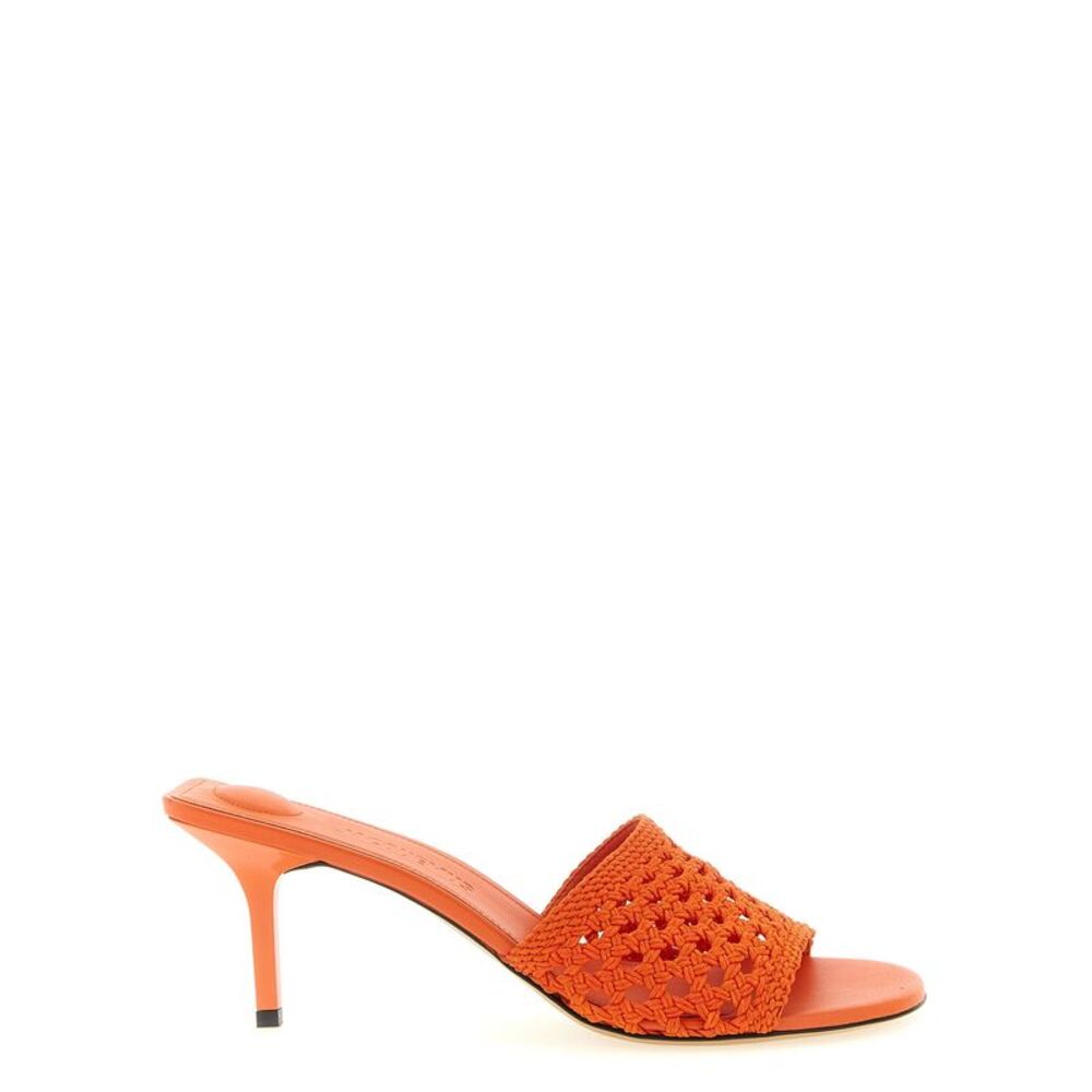 Jacquemus Orange Polyester Platform Women's Sandals
